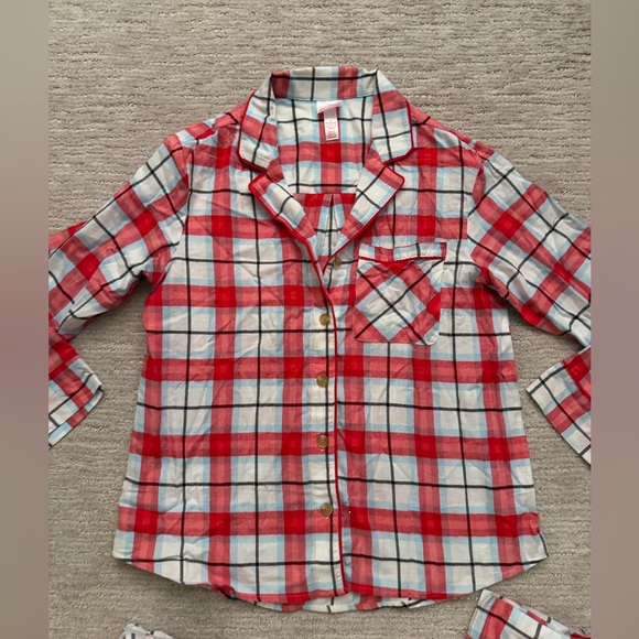 NEW Target 2024 Wondershop Plaid Flannel Pajamas Small - Picture 3 of 4
